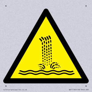 W517 Warning: Artificial waterfall/water cascade